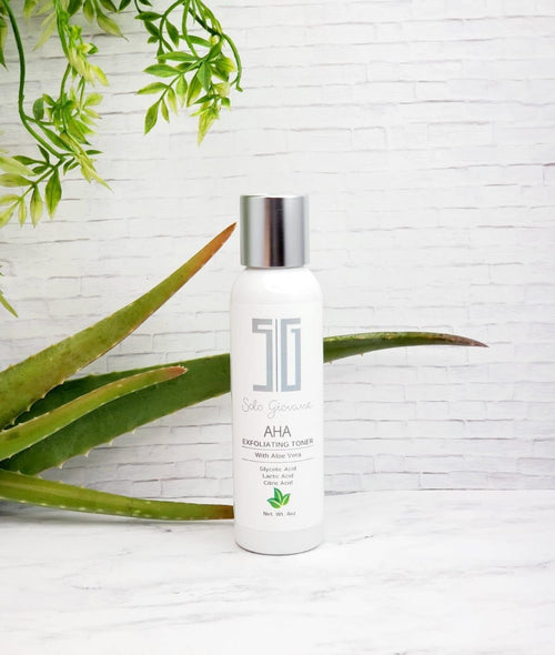 AHA and Aloe Exfoliating Toner - Niche clays